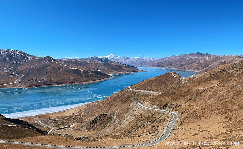 Frozen Yamdrok Lake Tibet Trip Story