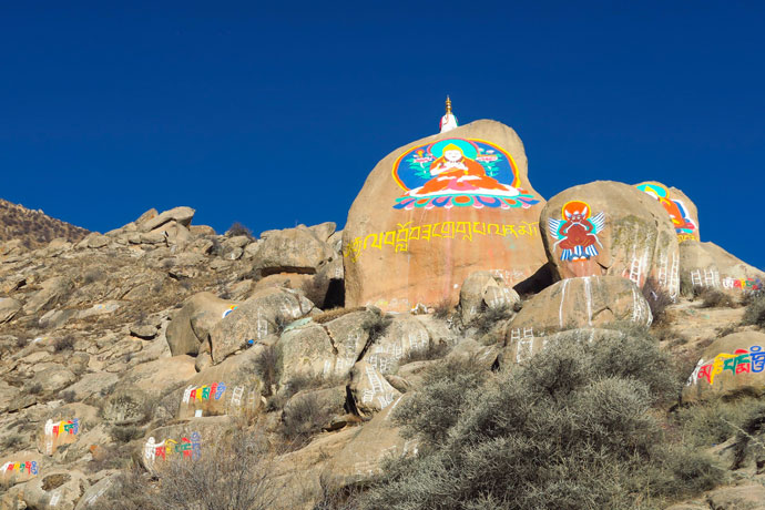 Painting in Drepung Monastery, shared by Jeff