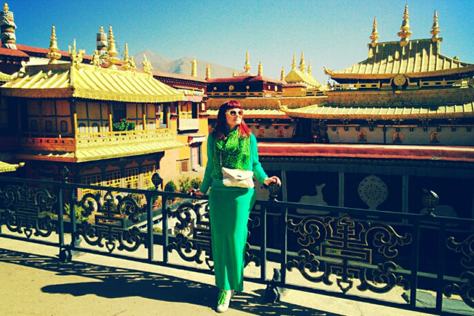 Lisa in Jokhang Temple
