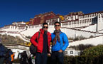Jeff and his Friend in Potala Palace