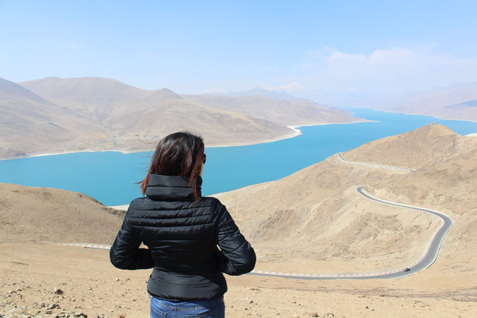 Tran Visited Yamdrok Lake